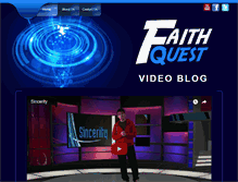 Tablet Screenshot of faithquest.tv